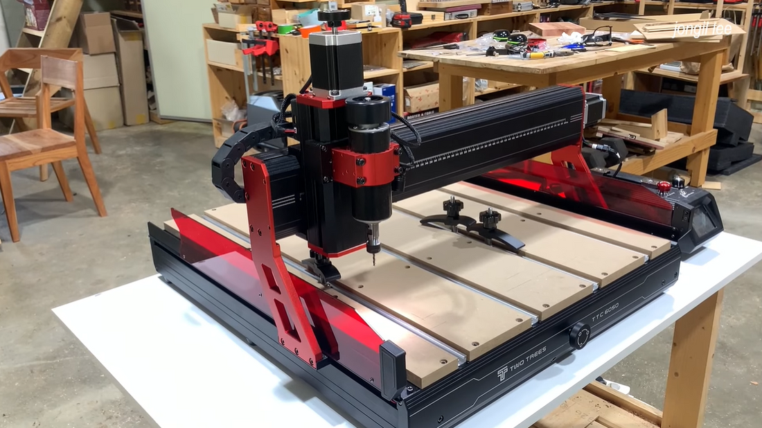 Let's see how a beginner can use the TTC-6050 CNC Router for the first time