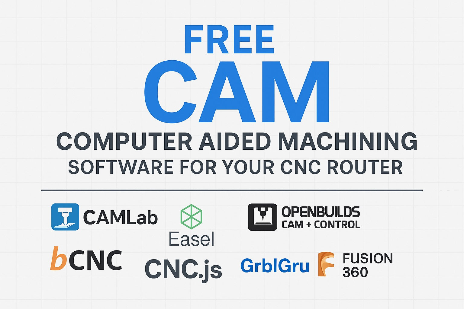 Cnc Router Cam Software Free CAM (Computer Aided Machining) Software for Your CNC Router
