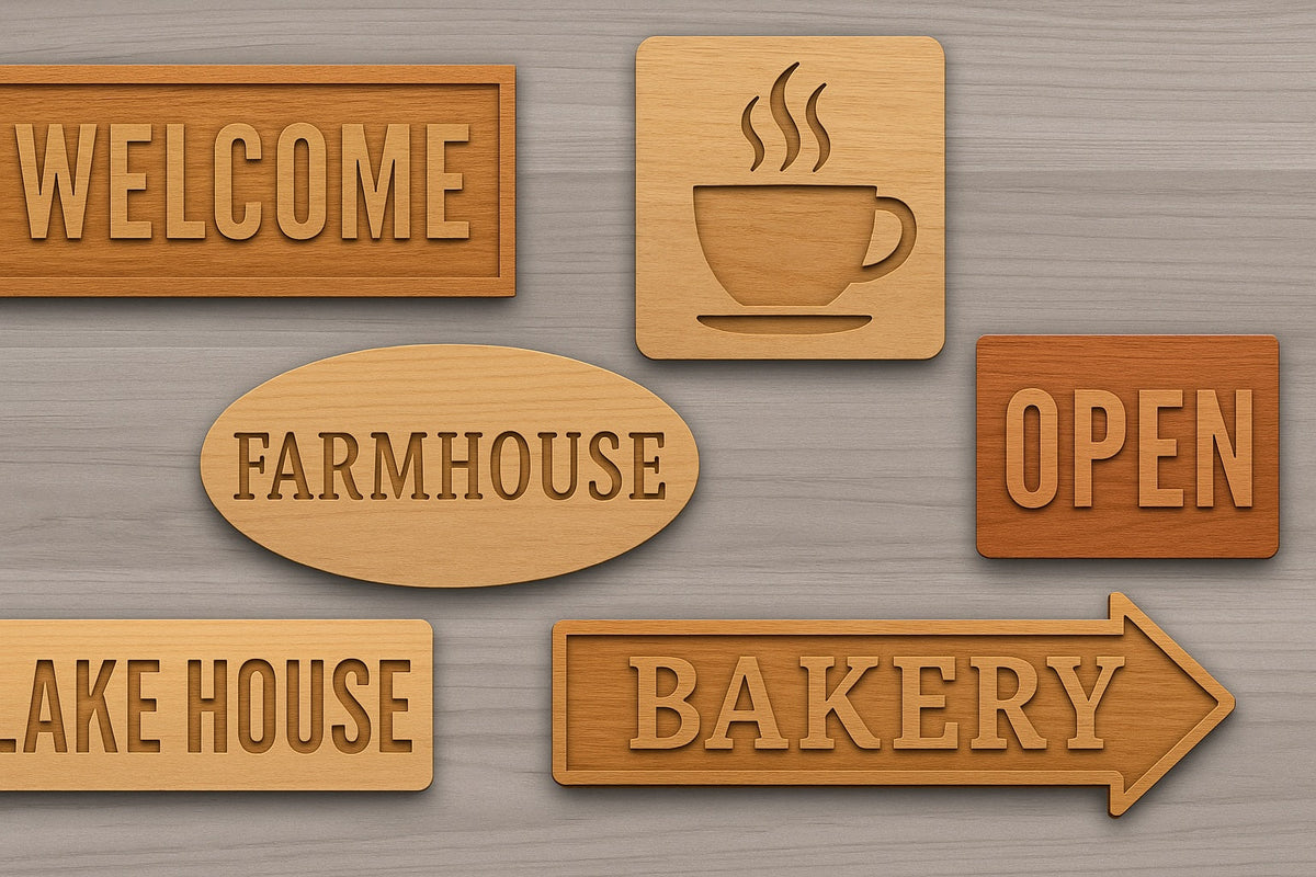 Cnc Router Custom Signs CNC Wood Sign Projects: Design, Carve, Finish