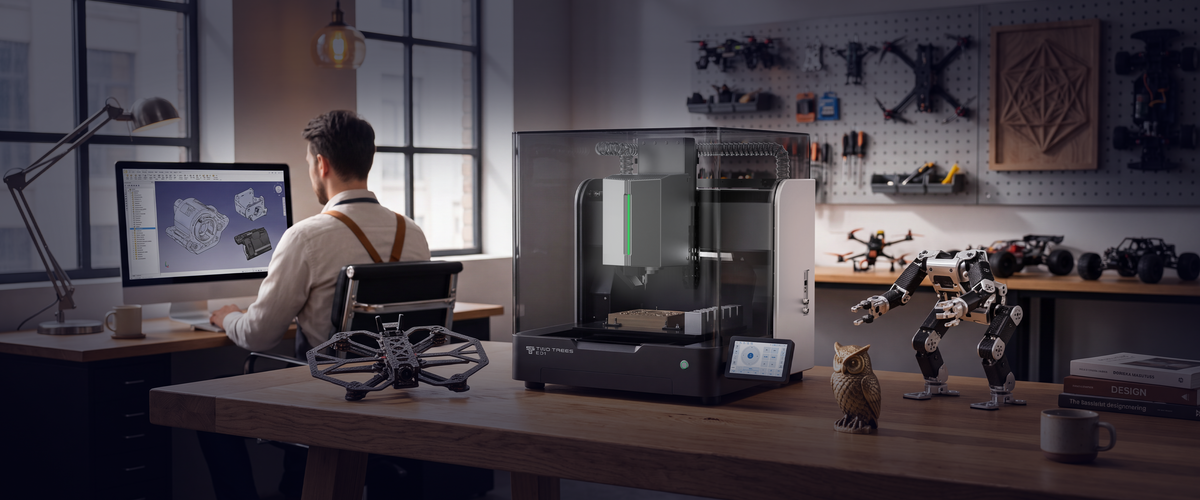 ED1 | Enclosed Desktop Smart CNC Router
