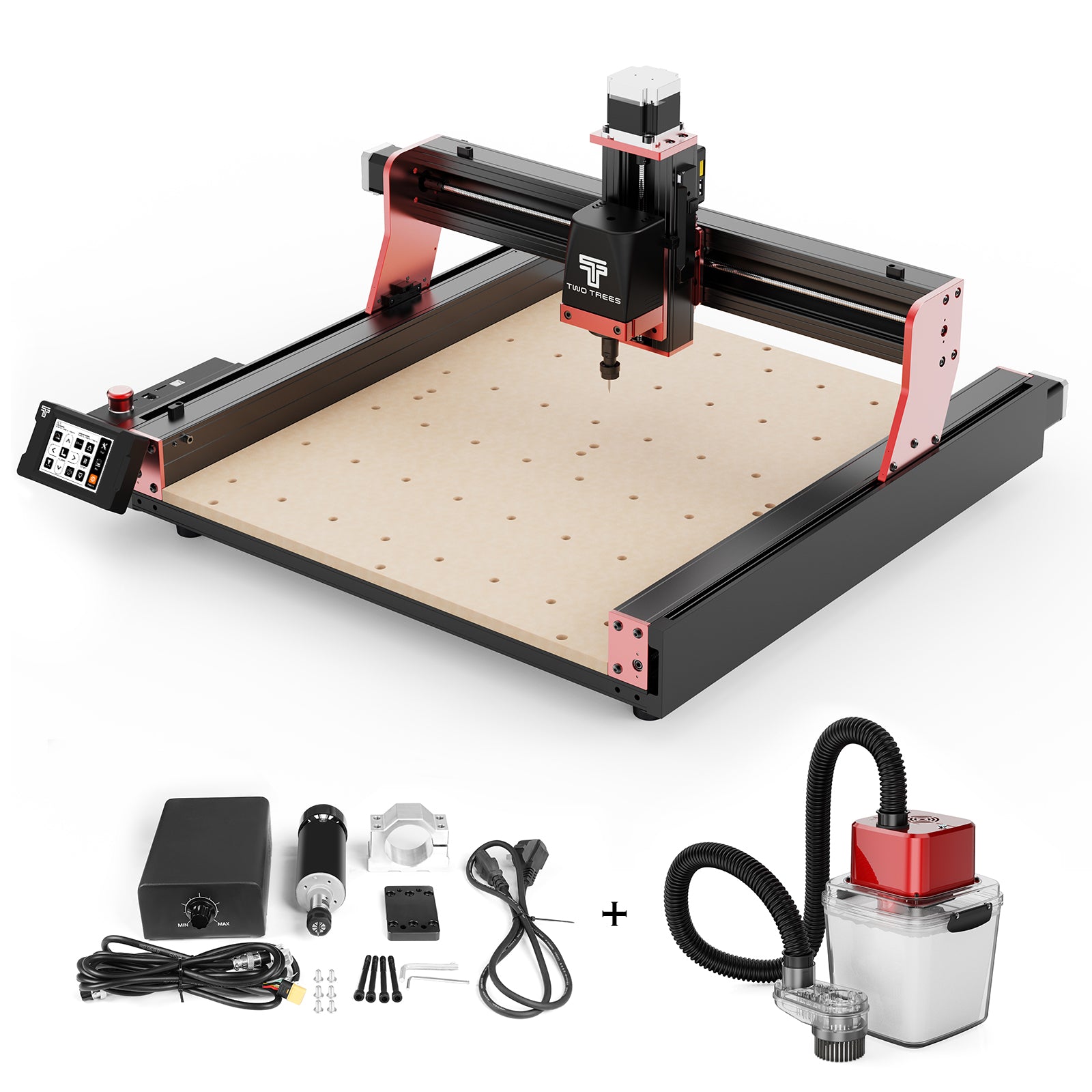 Router CNC Twotrees TTC450 Pro + Spindle de 500W + Aspirador M1