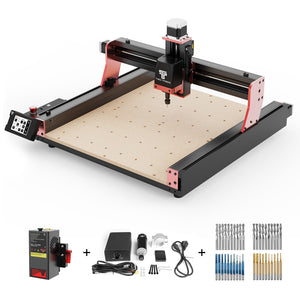 Máquina de Roteamento CNC Twotrees TTC450 PRO + Módulo Laser TC20 + Motor de 500 W + Fresas de Topo 