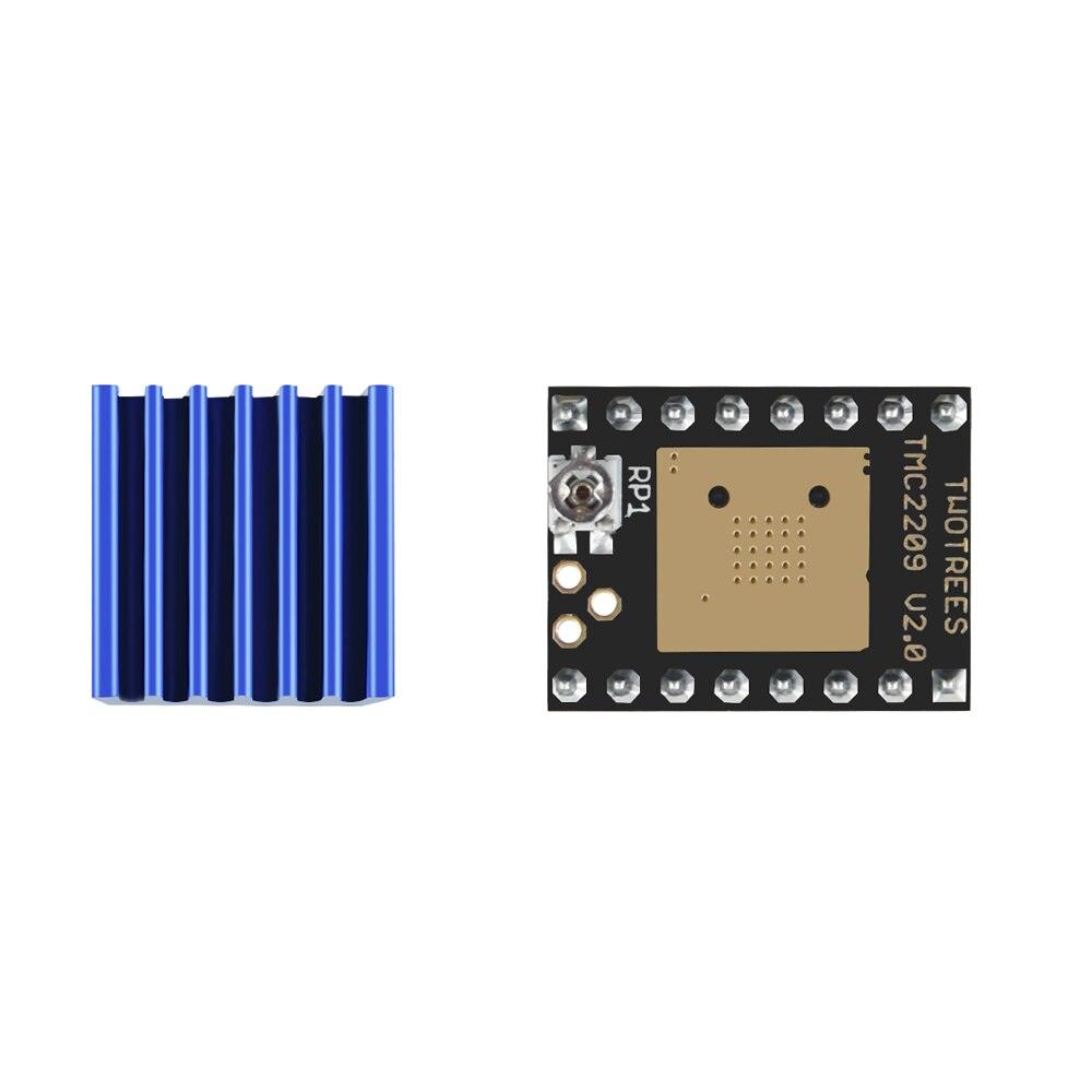 Twotrees 3D Printer Parts 5PCS TMC2209 Motor Mute Driver Stepstick Replace TMC2100 for Ender 3 SKR V1.3 MKS Robin Nano Controller Board - TwoTrees Official Shop