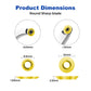 Twotrees TiN Coated Tungsten Cutters Insert Set