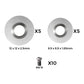 Twotrees Round Sharp blade Set 10PCS