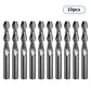 Twotrees Solid Carbide 2 Flute Spiral End Mill Set