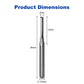 Twotrees Solid Carbide 2 Flute Straight End Mill