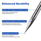 Twotrees Solid Carbide 3 Flute Point V-Bit Set