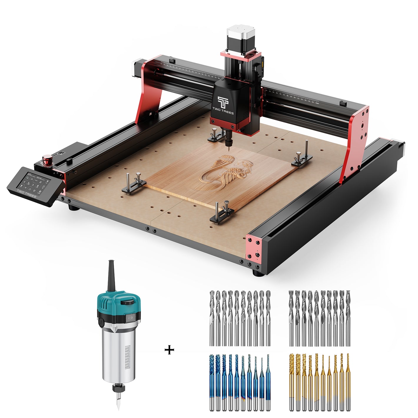 Máquina de fresagem CNC Twotrees TTC450 PRO (Envio direto para UE e EUA, IVA incluído) 