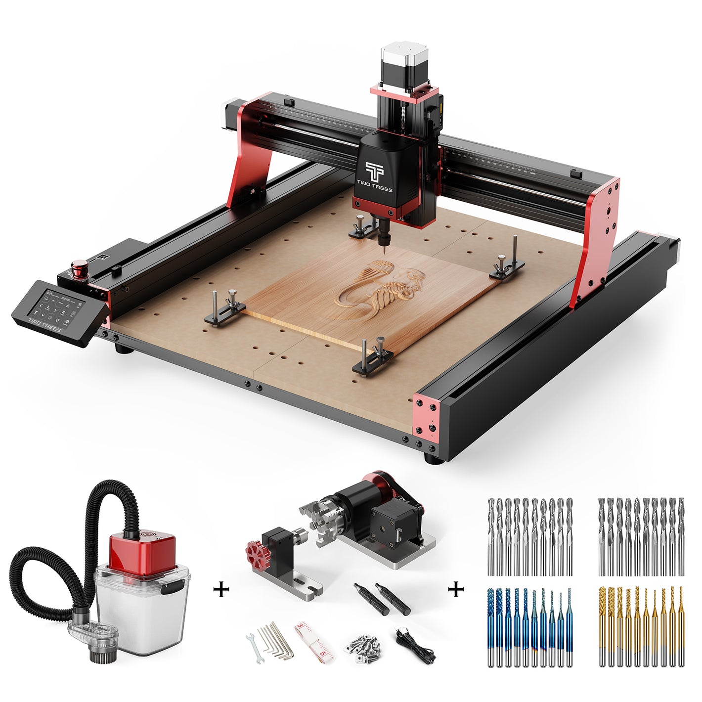 Máquina de fresagem CNC Twotrees TTC450 PRO (Envio direto para UE e EUA, IVA incluído) 