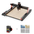 Máquina de Roteamento CNC Twotrees TTC450 PRO + Módulo Laser TC20 + Motor de 500 W + Fresas de Topo 