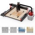 Máquina de Roteamento CNC Twotrees TTC450 PRO + Motor de 500 W + Aspirador de Pó + Fresas de Topo 