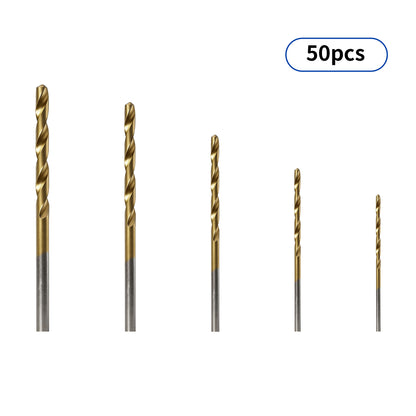 Conjunto de brocas Twotrees revestidas em titânio | Conjunto de 50