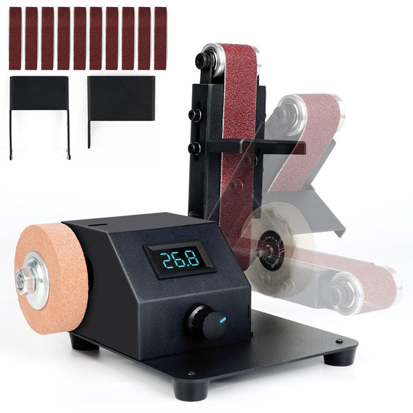 Twotrees Multi-function Belt Sander | Stepless Speed Adjustment